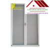 Cửa Lưới Chống Muỗi Hệ Xếp Có Ray 02 Cánh Sagowin 02 MSP SWB - LX2